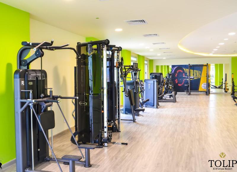 Tolip El Forsan Hotel Исмаилия Экстерьер фото The gym at the hotel